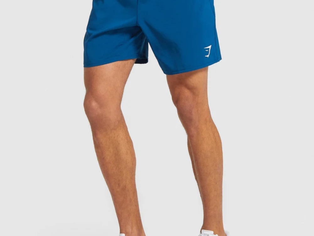 Gym shark arrival sport shorts (petrol blue - maat L)