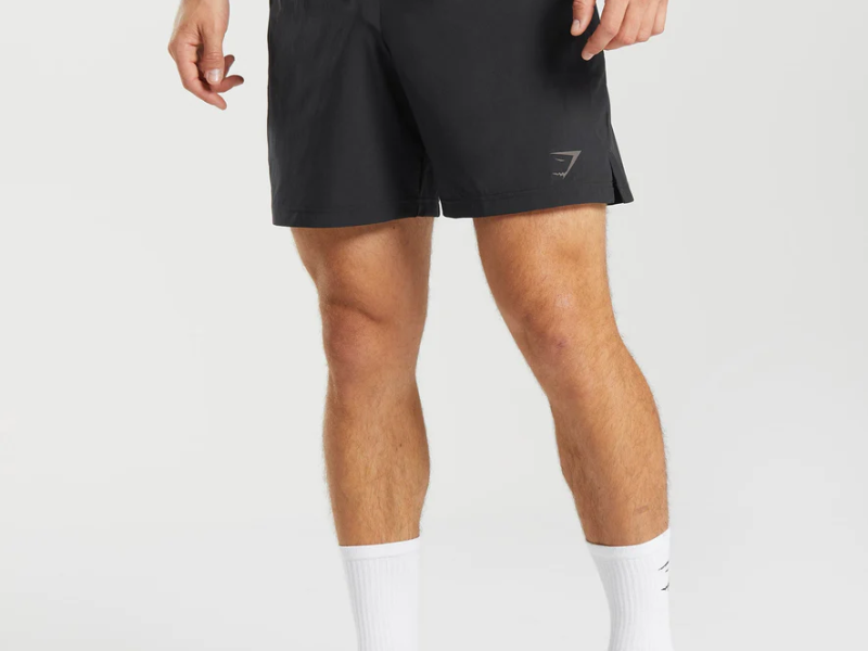 Gym shark sport shorts (black - maat S)